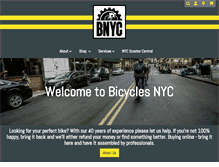 Tablet Screenshot of bicyclesnyc.com